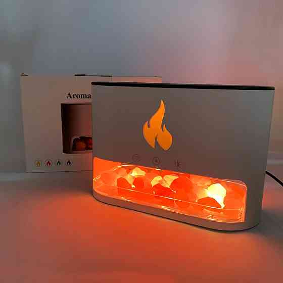 Увлажнитель воздуха в детскую Docsal Flame 3 в 1, Увлажнитель воздуха мини лампа KI-53 Львов