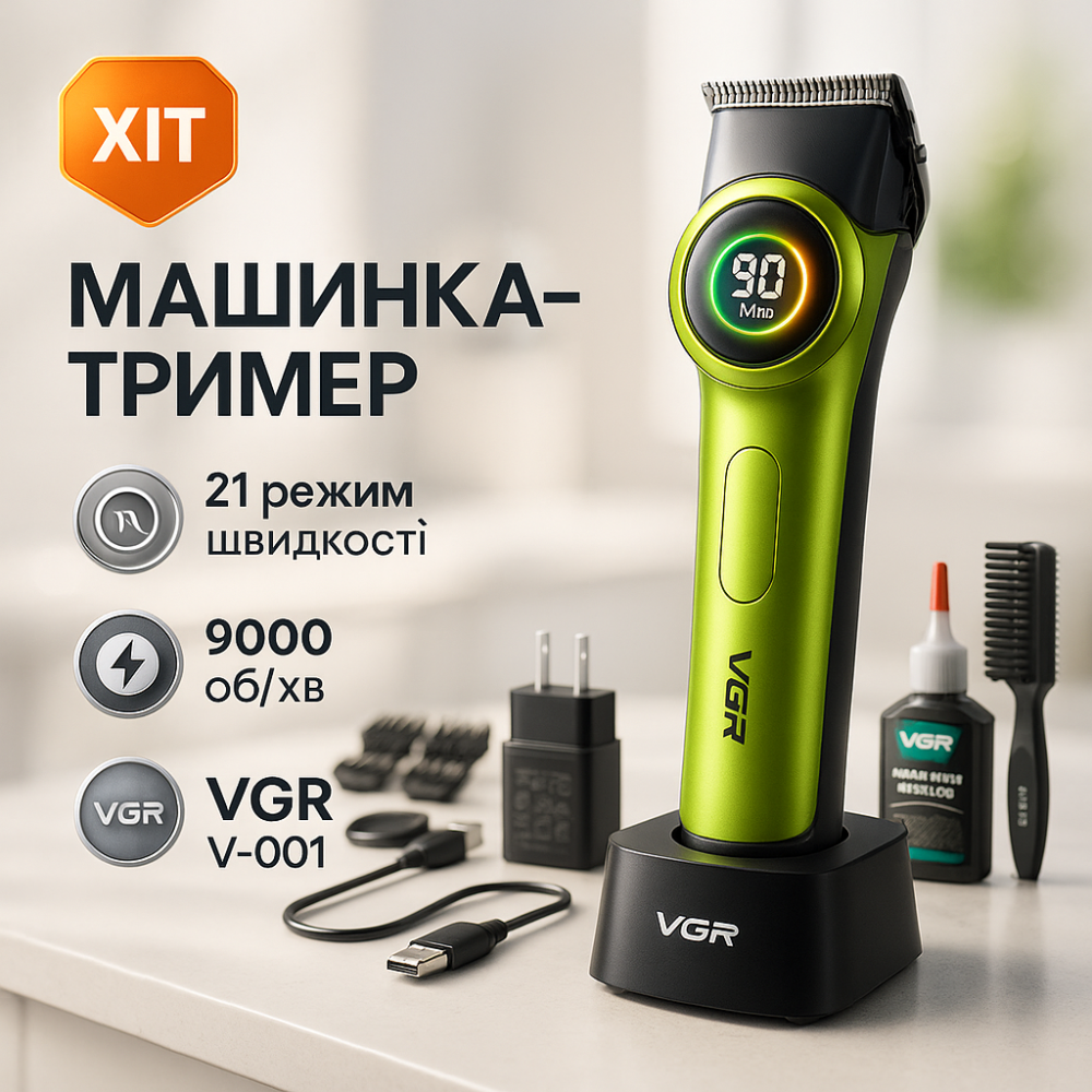 Гострі професійні машинки для стрижки волосся, Багатофункціональний тример для стрижки волосся і тіла KX-59 Львів - фото 4