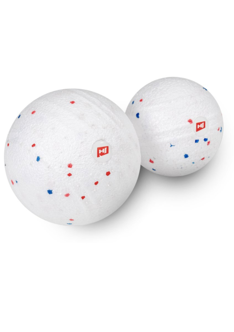 Масажний м'яч EPP 80 мм Hop-Sport HS-P080MB білий Київ - фото 3