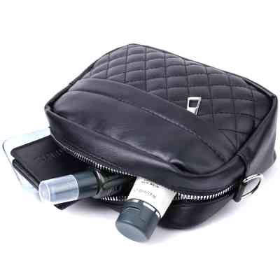 Сумка Vintage З монетницею з екошкіри Чорна (22796) Вінниця