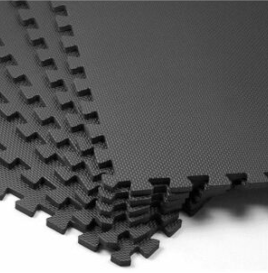 Килимок-пазл Pure2Improve 30х30х0,9 см чорний Київ - фото 2