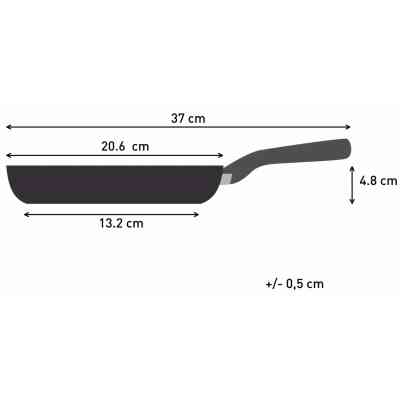 Сковорода Tefal Hard Stone 28 см (D4560632) Винница