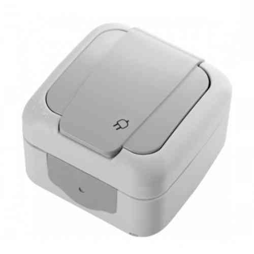 PALMIYE Розетка 1 наружная с/заземл. с крышкой влагоза. Viko Харьков