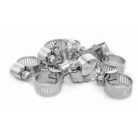 Хомут сталевий оцинкований, 12,7 мм, Ø - 16-25 мм INTERTOOL TC-0116 Київ