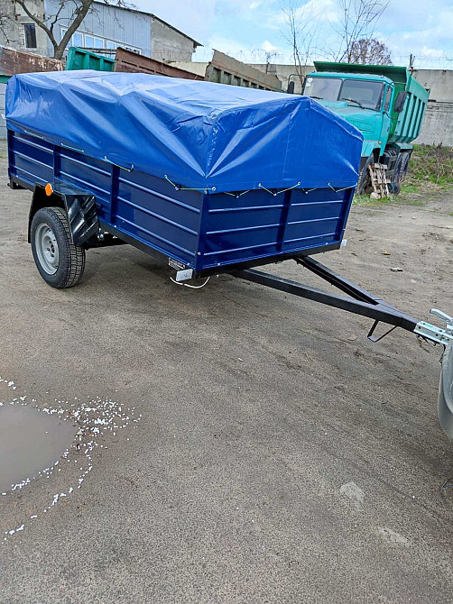 Вмісткий посилений причіп від виробника Дніпро-300! Одновісна модель Хотин - изображение 1