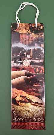 Пакет бумажный подарочный под бутылку  12/9/36(артBUT-11) (12 шт) Харьков