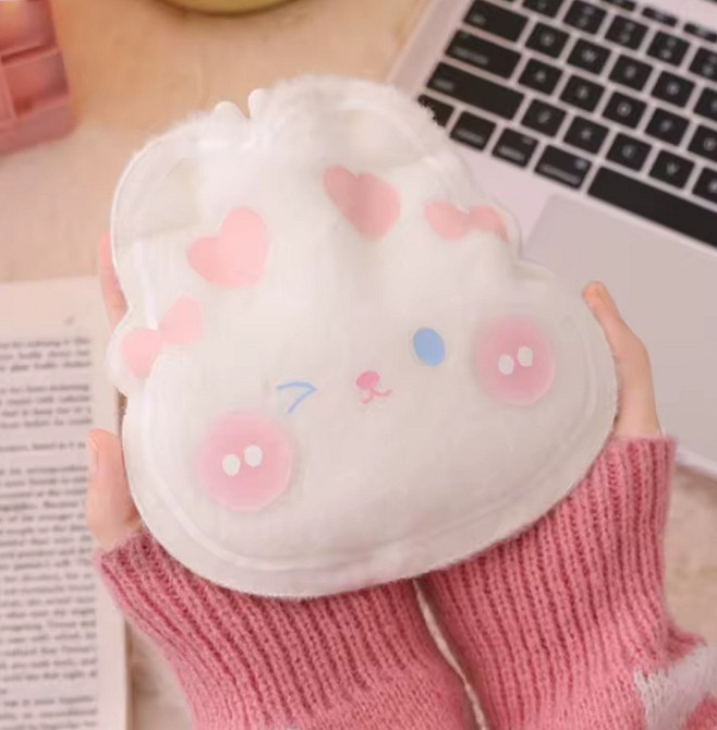 Грілка для рук кишенькова Заєць 1 штука 150 на 160 мм різнобарвний Київ - фото 2