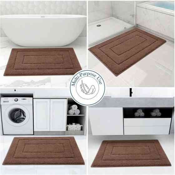 Коврик для ванной комнаты Lovely Svi прорезиненный - 50 x 80 см Коричневый Киев
