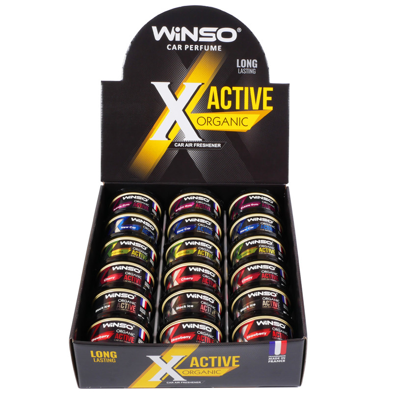 Ароматизатор Winso X Active Organic MIX №1 набор Львов - изображение 3