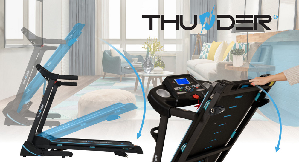 Бігова доріжка електрична THUNDER ICON-BLACK Київ - фото 7