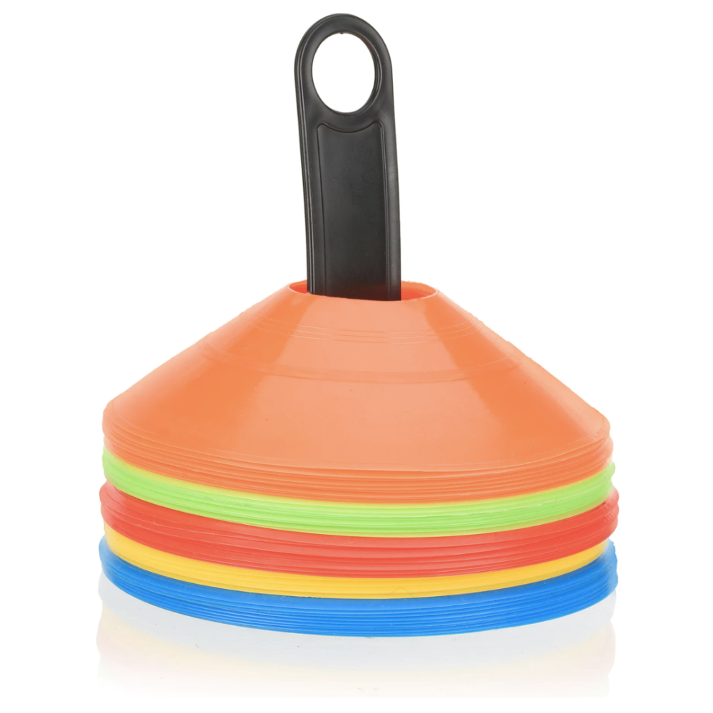 Набір фішок для тренувань Gymtek 18см*5см / 50шт різнокольорові Київ - фото 3