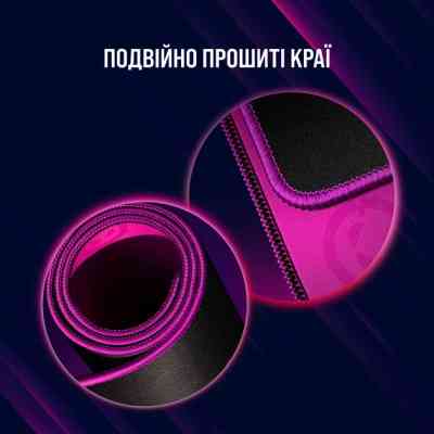 Коврик для мышки Lorgar Main 319 Black/Purple (LRG-GMP319) Винница
