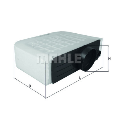 Повітряний фільтр для автомобіля Mahle LX3233/6 Вінниця - фото 1