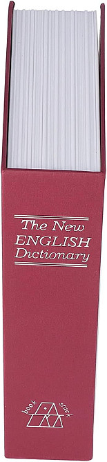 Книга сейф з ключем словник бордовий 24 СМ Вінниця - фото 3
