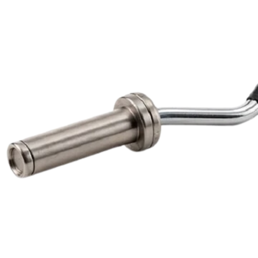 Гриф олімпійський York Fitness W-подібний 135см (50мм) з гумовими рукоятками Киев - изображение 4