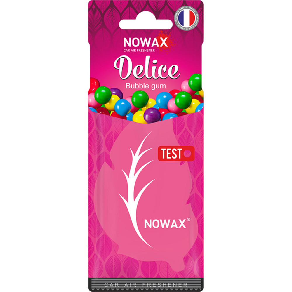 Ароматизатор повітря целюлозний Nowax серія Delice - Bubble Gum Київ - фото 1