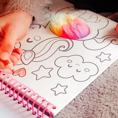 Набор для творчества Ses Книжка-раскраска Пушистики (0112S) Винница - изображение 7