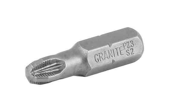 Насадка викруткова GRANITE PZ3 25 мм ¼" S2 набір 2 шт 10-93-250 Коломия