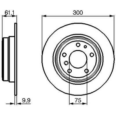 Гальмівний диск Bosch 0 986 478 321 Вінниця