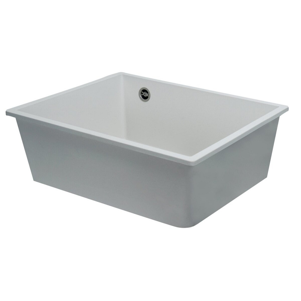 VALESO Гранітна мийка для кухні VALESO OASIS 5444 матова Білосніжна Коломия - фото 19