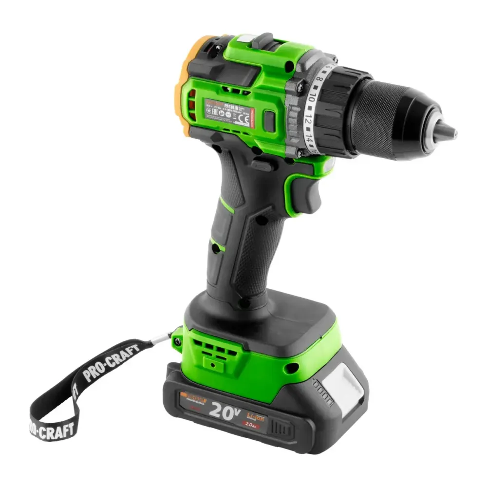 Акумуляторний шуруповерт Procraft PA18ProBL 18 В ,безщітковий компактний шурупокрут з АКБ 4 А·год і зарядним у кейсі 180 H*m Львів - фото 10