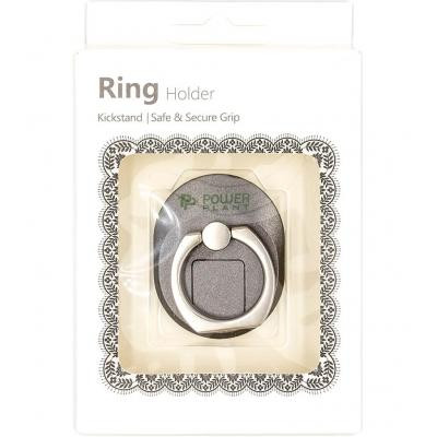 Держатель для смартфонов PowerPlant с кольцом, черный (CA910311) Винница - изображение 5