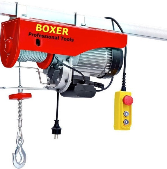 Електричний тельфер BX-562 500 кг, 2000 Вт, підйом 6/12 м, автоматичне гальмо, пульт керування Одеса - фото 8