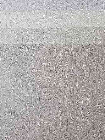 Шпалери метрові вінілові на флізеліні A.S.Creation Flowers Symphony1.06x10 смужки павутинка кави з молоком перламутр Київ