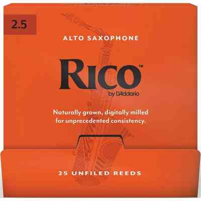 Трость для саксофона D'Addario Rico - Alto Sax #2.5 - 25 Pack (RJA0125-B25) Винница