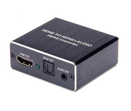 Конвертер HDMI 4K/30Hz екстрактор цифрового аудіо звуку в оптичний SPDIF + цифро-аналоговий перетвор Луцк