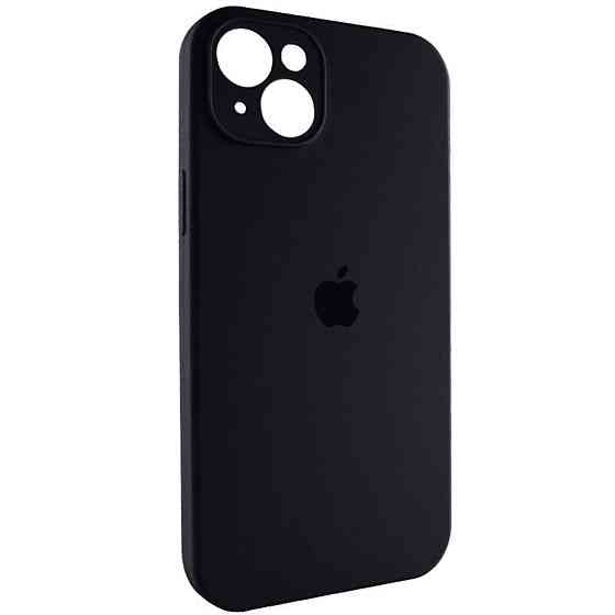 Чохол для смартфона Silicone Full Case AA Camera Protect for Apple iPhone 15 14,Black Киев