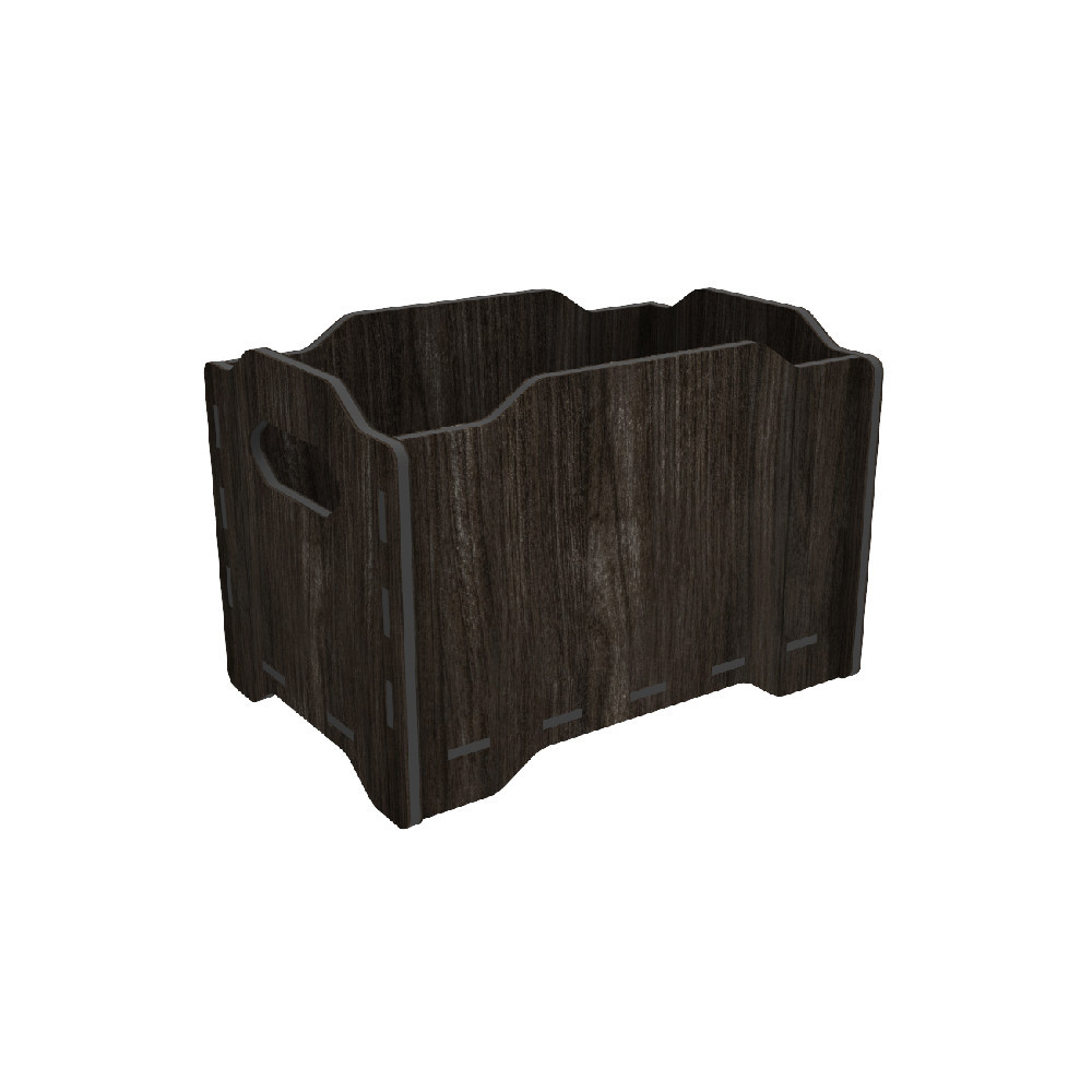 Коробка EKOSTAR з фанери 175x120x120 венге Київ - фото 2