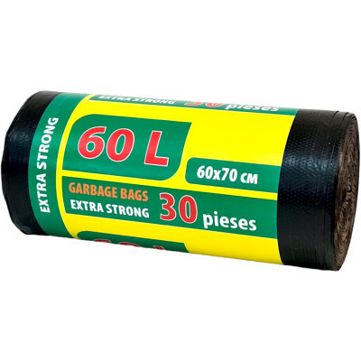 Пакеты для мусора Grey Pack 60 л 30 шт. (l6030) Винница - изображение 1