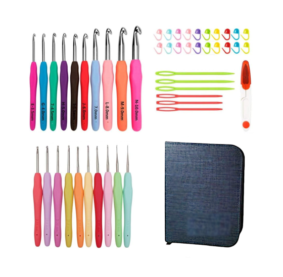 Набор для вязания, крючки, иголки, ножницы и маркеры для стежков Каменец-Подольский