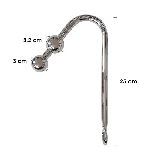 Бондажний набір із металевим анальним гаком №3 Art of Sex Blanca Bondage set with anal hook №3 Львів