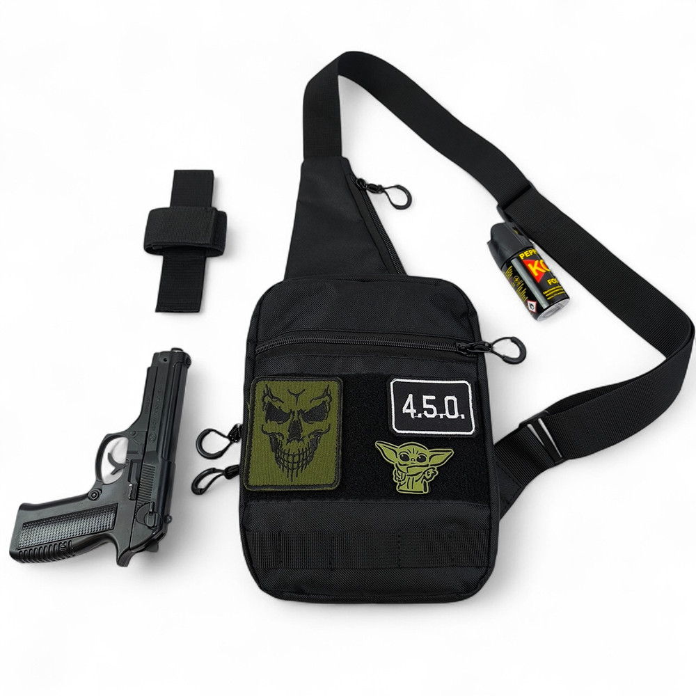 Тактические сумки для города, Тактические сумки через плечо мужские, Качественная сумка-кобура JW-76 Львов - изображение 16