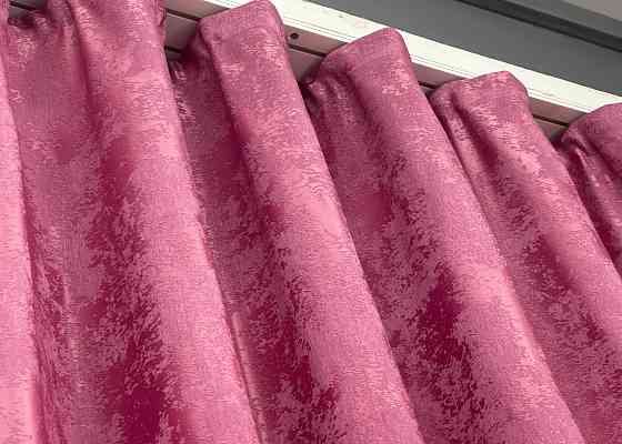 Шторна тканина жакард, колекція "Sultan XO" Туреччина колір малиновий 1146ш Київ