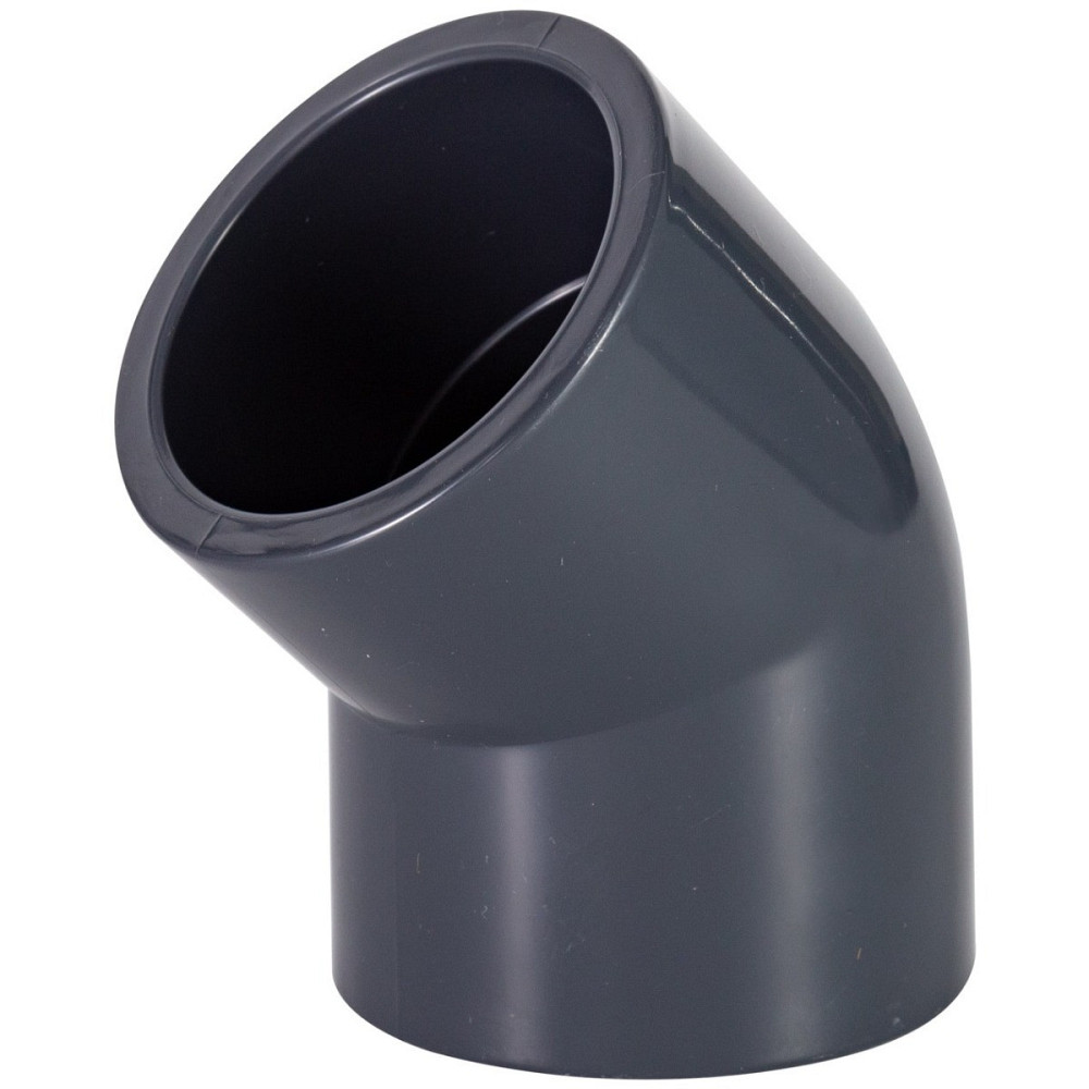 Коліно ПВХ Aquaviva 45°/250 мм Київ - фото 1