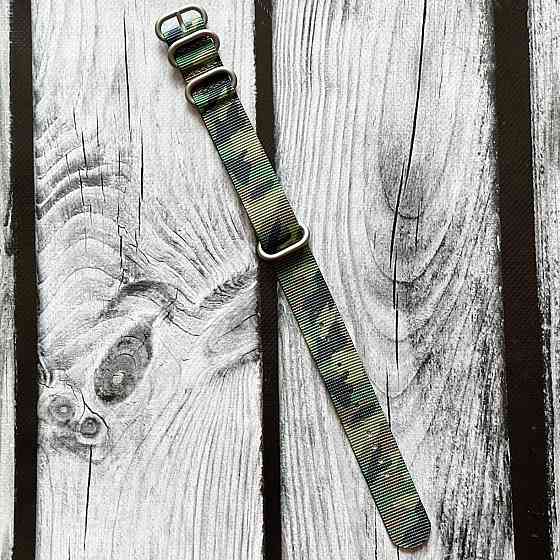 Ремешок Nato Camo Woodland 20 мм SBR Киев