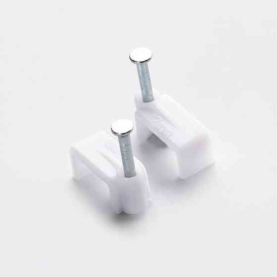 Кабельна кліпса плоска 10*7 мм (100 шт) Харків