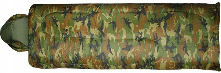 Туристичний Спальний мішок 185х75 см до 0 ° C градусів з чохлом Mil-Tec від Sturm "Pilot" (14101020) Woodland Нововолинськ - фото 3