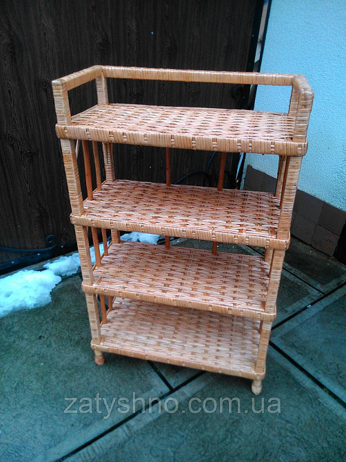 Стеллаж плетеный на 5 полок Киев - изображение 9