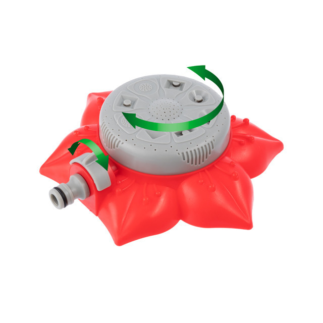 Дощувач на базі "Квітка", 8 режимів, зона поливу до 5 м, матеріали: PP, ABS INTERTOOL GE-0072 Київ - фото 4