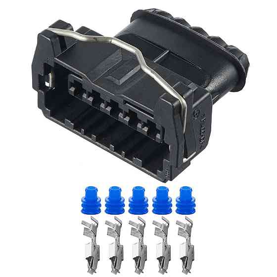 Разъем коннектор 5-кон., металл, 1928402595, Bosch Германия, Франция, Германия универс., Audi, Bugatti, Porsche, Seat, Skoda, VW Киев