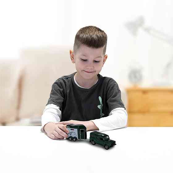 Ігровий набір - Land Rover (з причіпом і фігурками коней) Днепр