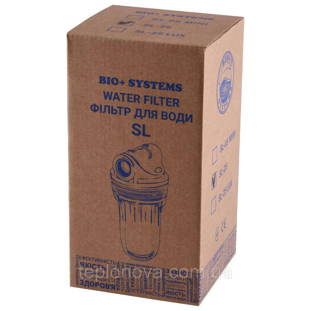 Фільтр-колба | Пом'якшення для котлів (поліфосфатна сіль) Bio+ systems SL25, 1/2| Чернівці - фото 3