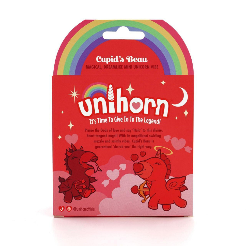 Вібратор-єдиноріжка Unihorn – Cupid's Beau, масажувальний язичок-сердечко Sex Aura Київ - фото 7