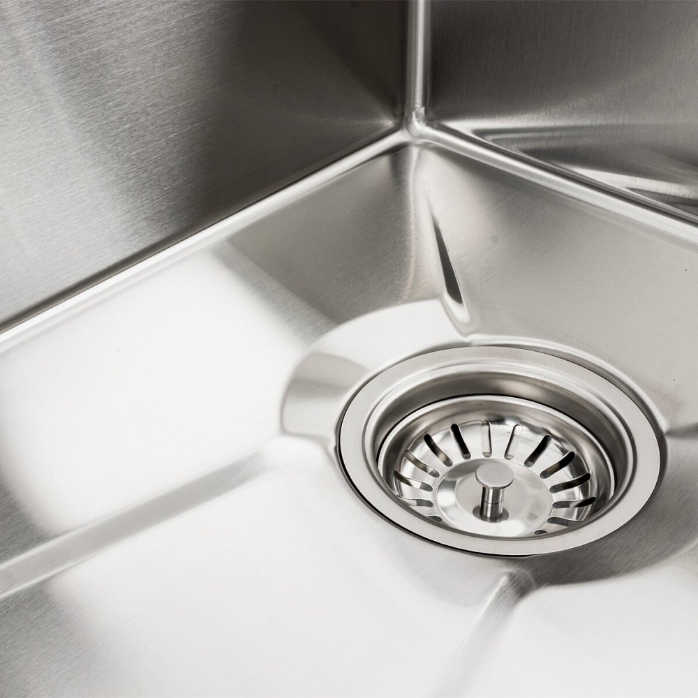 PLATINUM Кухонна мийка 75*45G сатин Platinum Handmade "Водоспад" повна комплектація Київ - фото 7