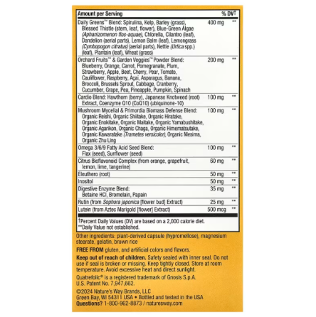 Мультивітаміни без заліза Nature's Way Alive! Adult Complete Multivitamin 90 капсул Київ