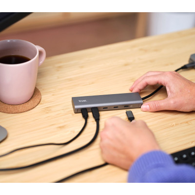 Концентратор Trust Halyx 5-Port USB-C Hub (25136) Винница - изображение 7